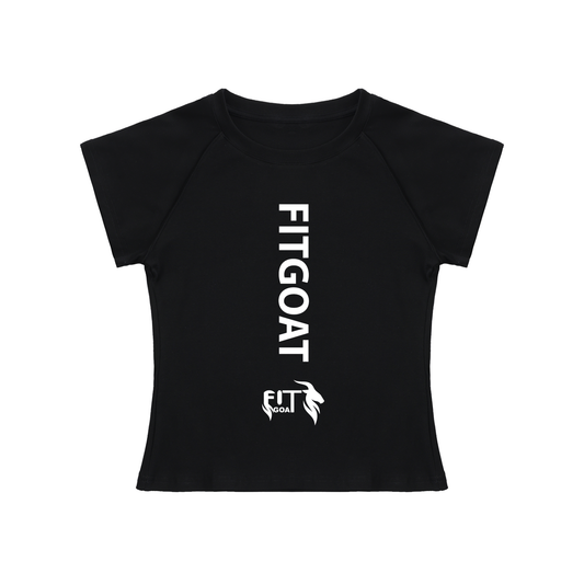 Solid Color Raglan Sleeve Bodycon Top